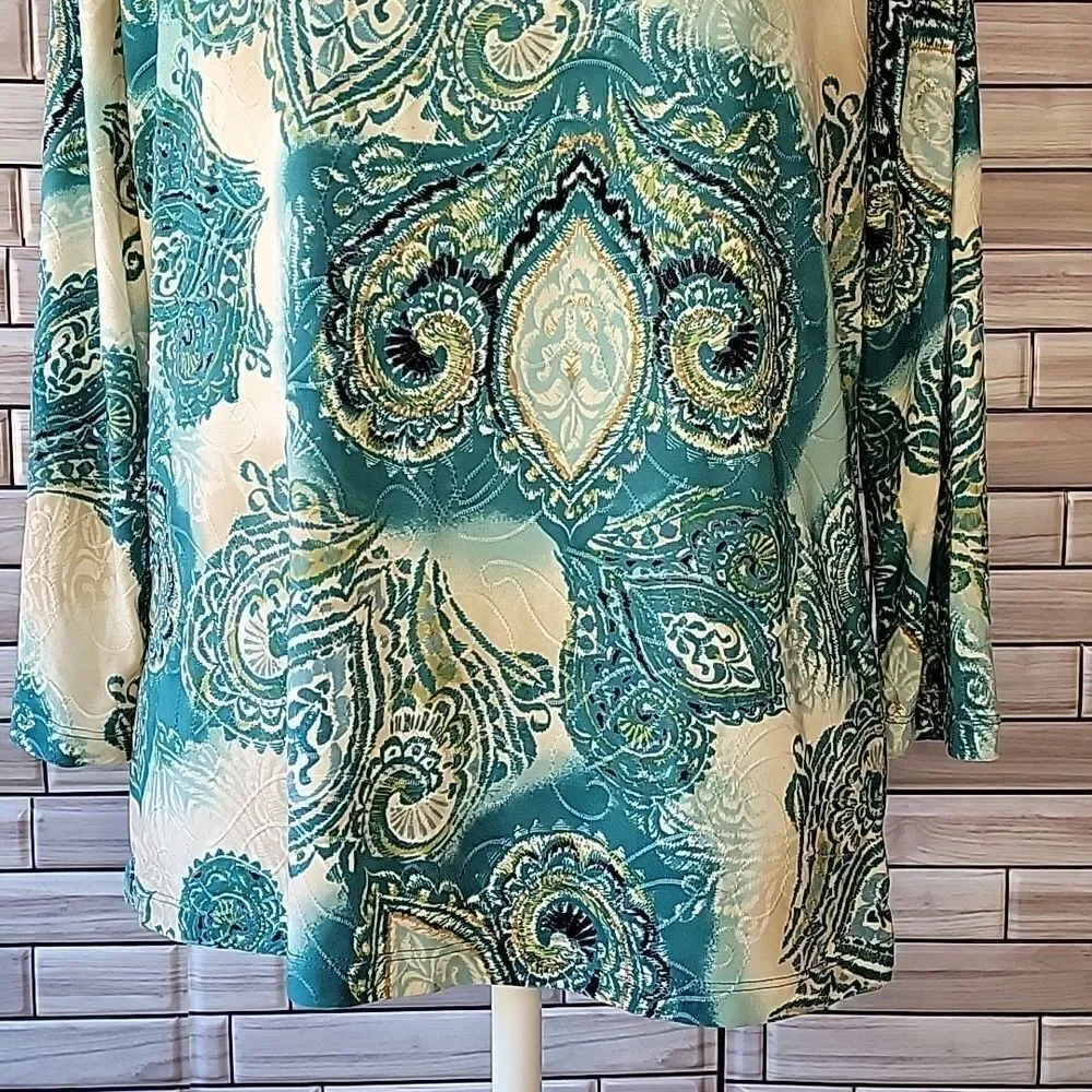 JM Collection blouse Size PS - Picture 3 of 9